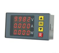 Medidor digital de corriente de voltaje 0 000 ~ 1000 W con alarma programable y pantalla LED de 4 dígitos para mediciones eléctricas precisas (B)
