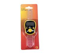 Medidor Digital de Dedo, Medidor Electrónico con Pantalla Digital - Accesorio Portátil Reiniciable de Conteo por para Conteo de Bienes Eventos Escolares