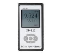Medidor Digital de Energía Solar, Medidor de Radiación y Luz Solar Portátil, Rango de 1um / cm² a 2000W / m² - Alta Precisión, Función de Guardado de Datos, Ideal para Medición