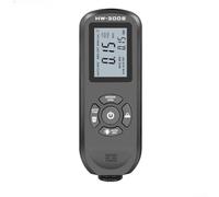 Medidor digital de espesor de película seca HW300S con modo estadístico para una medición precisa de revestimiento en varios campos industriales (negro)