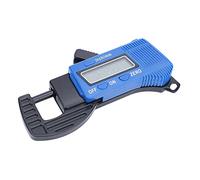 Medidor digital de espesores 0-25 mm calibre con pantalla LCD, conversión mm/pulgadas - Medidas precisas 0,01 mm, pantalla clara y fácil uso para papel, cuero, madera y traba