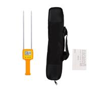 Medidor digital de granos con mango antideslizante, probador de variedad para medidor de humedad de maní y frijoles de trigo, medidor de humedad