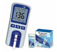 Medidor digital de hemoglobina Hb con 50 tiras de prueba (sin batería)