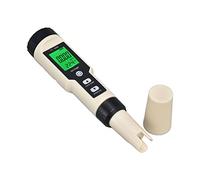 Medidor digital de hidrógeno, medidor de alta precisión tipo pluma H2 medidor de calidad de agua con ATC, LCD PH TDS sal PPM medidor de temperatura para agua potable, hidropónica, acuarios, piscina