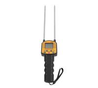 Medidor Digital de Humedad de Grano,Medidor de Heno Portátil con Transmisión de Voz,Probador de Humedad de Sonda Multifuncional Herramienta LCD Mango Antideslizante para Trigo,