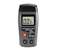 Medidor digital de humedad de madera, 4 modos de medición, pantalla LCD retroiluminada, detector de fugas de husillo.,Pruebas rápidas(Nero)