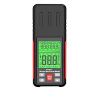 Medidor digital de humedad de madera HT633 con 7 ajustes de material, LCD retroiluminado, sonda extraíble, medición de temperatura ambiente y humedad del aire, para construcción, carpintería y