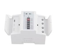 Medidor digital de KWh 1 fase 2 cables 220 V medidor de energía electrónico montaje en carril DIN para uso industrial doméstico pantalla 5+1LCD (20(80) A)