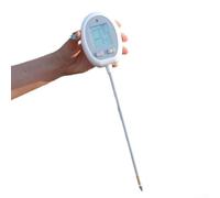 Medidor digital de pH de tierra con sonda flexible para jardín