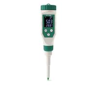Medidor digital de pH for alimentos con Bluetooth, sensor alta precisión 0,00 a 14, probador intelinte temperatura y acidez for elaboración cerveza, frutas, quesos conservas carne(PH Meter)