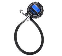 Medidor digital de presión de neumáticos de precisión profesional 200 de goma y acero inoxidable, hecho para medidor de presión de neumáticos de goma flexible H de 15 pulgadas, manómetro digital de