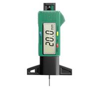 Medidor digital de profundidad de banda de rodadura de neumáticos de pantalla grande con tres modos de visualización de unidad en 32 mm para lecturas claras y operaciones fáciles, medidor digital de