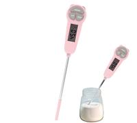 Medidor Digital De Temperatura De La Carne - ABS+Acero Inoxidable 304 3.2x20cm | Termómetro Electrónico Para Alimentos | Termómetro Para Carne | Accesorios De Cocina Con Pantalla LCD Para Barbacoa De