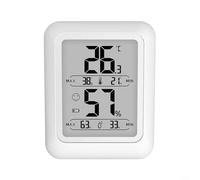 Medidor digital de temperatura y humedad, higrómetro LCD de 85 x 68 x 19 mm con seguimiento máximo/mínimo, pantalla de expresión cómoda, para el hogar, oficina, cocina, invernadero