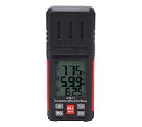 Medidor digital de temperatura y humedad para temperatura ambiente y humedad, bulbo húmedo y punto de rocío, termómetro electrónico de alta precisión, monitor higrómetro con