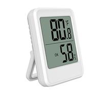Medidor digital de temperatura y humedad para termómetros de habitación de bebé, higrómetro, estaciones meteorológicas, termómetros de pantalla inglesa