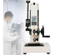 Medidor Digital Fuerza TraccióN Y CompresióN, MáQuina Ensayo CompresióN Resortes con Soporte Y Accionamiento Por Rueda, Recorrido Bastidor 180 mm, Apertura Mordaza 0-10 mm,500N