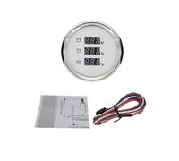 Medidor Digital multifunción 3 en 1 de 52 mm, Resistente al Agua, con retroiluminación 8 Colores for Coche, Barco, yate, Universal(Toilet Paper Holder)