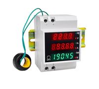 Medidor digital multifunción de voltaje CA, amperaje, frecuencia y potencia D52-2058 (1 unidad)(External Transformer,AC 80-300V)