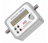Medidor digital para buscador de señal de satélite para configuración de red de plato de TV, rango de frecuencia de 950-2150 MHz con indicador de 22 kHz y pantalla nocturna