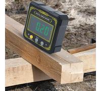 Medidor digital pequeño en ángulo con pantalla LCD, niveles de base, transportador de caja para trabajos de ingeniería de precisión, herramienta de medición inclinómetro de alta precisión