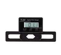 Medidor digital principal Tl90 con pantalla LCD, herramienta de medición de ángulo alimentada, regla de medición de metal profesional, bisel, altura, profundidad, ángulo, transportador, azimut, base