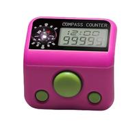 Medidor Digital | Reloj Brújula Digital Portátil - Medidor Digital Manual - Para Golf Gancho Oración Pesca Béisbol Baloncesto Aula Coaching Ejercicio Natación