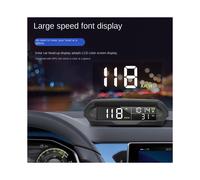 Medidor digital solar HUD X 98 para coche, velocímetro GPS, alarma de exceso de velocidad