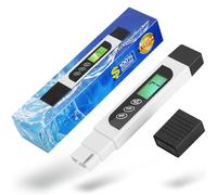 Medidor digital TDS, medidor digital de agua Lxuemlu profesional 3 en 1, medidor de temperatura y EC con funda de transporte, 0-9999ppm, medidor ppm ideal para agua potable, acuarios y más