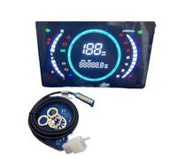 Medidor distancia moto Conjunto de medidor digital universal para motocicleta, tacómetro, temperatura del agua, solo para motores un cilindro