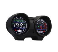 Medidor distancia moto Cuentakilómetros digital universal para motocicleta, medidor de velocidad, tablero instrumentos del motor, tacómetro, contador horas, KM/H y MPH