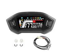 Medidor distancia moto Instrumento electrónico de 12 V para motocicletas Panel HD VA Odómetros multifunción Indicadores combustible