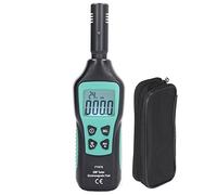Medidor EMF Portátil, Detector de Campo Electromagnético, prueba campo eléctrico, magnético y temperatura, banda 5Hz - 3500MHz - Modo Máximo Inteligente, Alarma Visual y Sonora,
