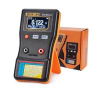 Medidor ESR, probador ESR de condensador 0.001 ~ 100.0Ω, medidor ESR 100 KHz, onda sinusoidal portátil, condensador LCD ESR, medidor de capacidad para reparación electrónica