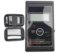 Medidor estático de mano, probador electrostático manual, 0-50 KV con pantalla LCD, medidor de voltaje superficial portátil de alta precisión para tela, papel, goma e hilo