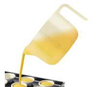 Medidor filtrante - Medidor para batir huevos - Cuenco transparente para filtro líquido para huevos de cocción, medidor graduado para limpiar la fruta y preparar batidos