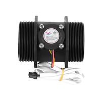 Medidor Flujo de Turbina Sensor de Flujo de Agua DN50 G2 Sensor Interruptor Caudalimetro 10-200 L/min para Calentador Agua Hidraulico