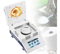 Medidor Humedad AutomáTico Con Calentamiento HalóGeno, Analizador Digital Humedad, TecnologíA Calentamiento HalóGeno Para MedicióN Precisa Granos, Para AnáLisis RáPidos En Laboratorios(100g/0.001g)