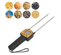 Medidor Humedad Heno Portátil Probador Humedad Heno con Sonda Pantalla LCD Voz Medidor Fibra Digital Probador Humedad para Paja Forraje Hierba Alfalfa Arroz Trigo Maíz Frijol Heno