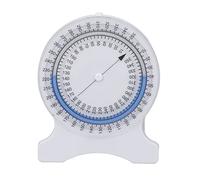 Medidor Inclinómetro para Fisioterapia, Superficie Resistente a los Arañazos, Rotación de 360°, sin Fugas, Preciso y Fino, Ampliamente Utilizado para Mediciones de Cuello, (Azul)