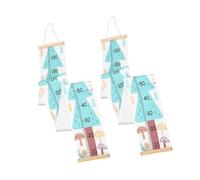 Medidor Infantil 2 tablas de crecimiento for niños, regla altura simple tejida, for pared
