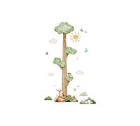 Medidor Infantil Calcomanías de dibujos animados for medir la altura habitación los niños, dormitorio del bebé, tabla crecimiento guardería