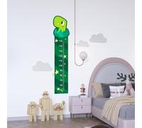 Medidor Infantil Pared 170x50 cm - Vinilo Decorativo con Tinta UV para Niños y Niñas | 4 Diseños de Pegatinas Infantiles - Decoración Habitación Bebé y Metro Crecimiento - Vinilos Bebés - Dinosaurio