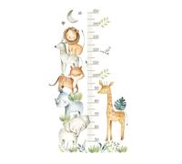 Medidor Infantil Pegatina de pared con diseño jirafa for crecimiento altura infantil, papel tapiz for dormitorio(Color2)