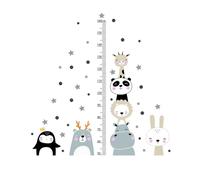 Medidor Infantil Pegatinas de medición for decoración pared aula infantil, calcomanías PVC impermeables for habitación