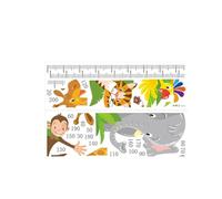 Medidor Infantil Pegatinas de pared for medir la altura, for habitaciones, tabla crecimiento infantil, calcomanías escolares, guardería(Color-01)