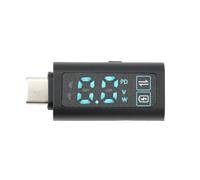 Medidor inteligente de pantalla de alimentación para CC 5-24 V, probador digital de voltaje y corriente con salida de 100 W, carga rápida y transmisión de datos, variantes de luz azul/rojo/blanco (luz