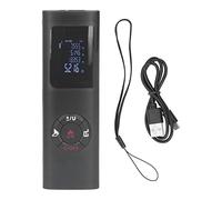 Medidor Láser de 0,16 a 196,85 Pies, Medidor de Distancia Recargable, Herramienta de Visualización Digital de 60 M para Medición de Construcción