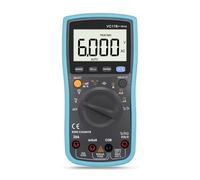 Medidor LCR, Probador de capacitores y transistores Lcr Esrmeter VC17B+ Multímetro digital 6000 cuentas Multimetro Multitester Digital Profesional,Preciso y rápido