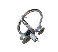 Medidor Longitud Cables Compacto | Metálico, Medidor Longitud con Rueda, para construcción, Electricistas